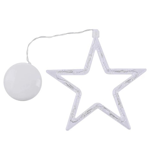 Luce Per Finestra Con Ventosa Porta Addobbi Per Feste Decorazione Stella Multicolore  